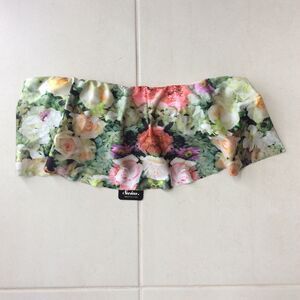 WildFox Swimwear Strapless Bikini Top Fairy Wall Floral